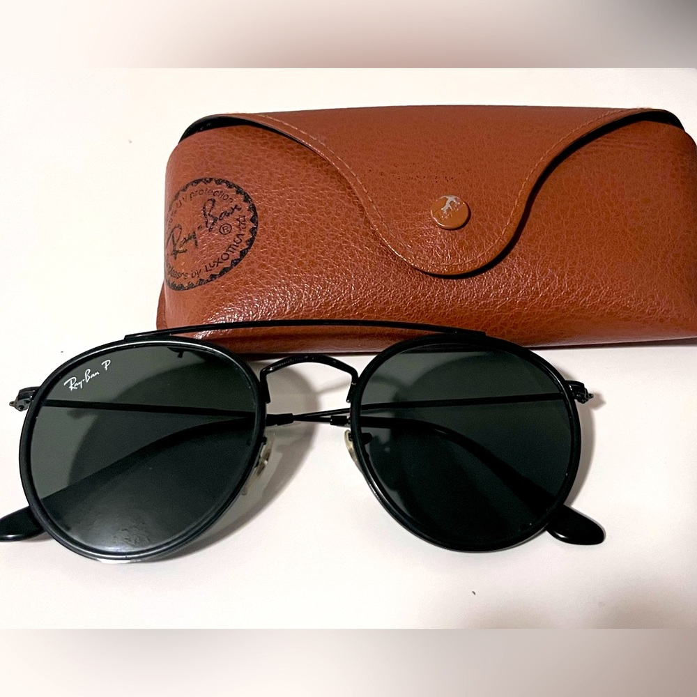 Ray-ban sunglasses - round double rim black